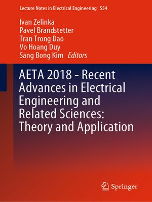 cover image of AETA 2018--Recent Advances in Electrical Engineering and Related Sciences